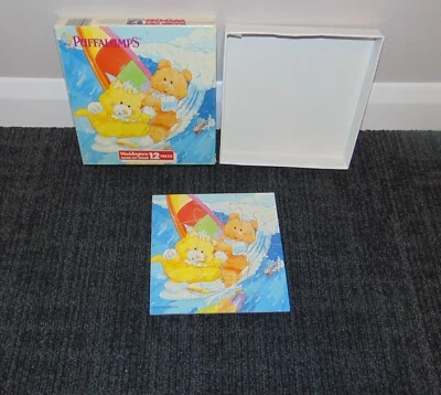 Vintage 1987 Waddingtons Puffalumps Hand Cut Jigsaw Puzzle 12 Piece VGC - Image 1 of 4