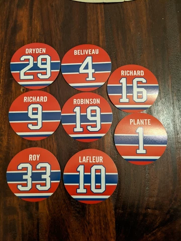 Best Montreal Canadiens Players Magnet Set of 8 - 2.75 Inch Fridge Magnets Cover