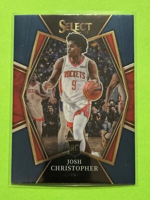 2021-22 Panini Select Josh Christopher Rookie Pemier Leve Blue #13 Rockets (1A) - Image 1 of 2