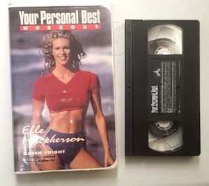 Elle Macpherson, Your Personal Best Workout (VHS, 1991) Clam Shell FREE Shipping - Picture 1 of 3