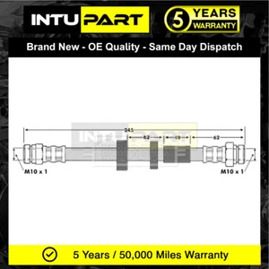 Fits Fiat Punto 1993-1999 Brava 1995-2002 IntuPart Rear Outer Brake Hose - Picture 1 of 4