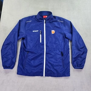 Chaqueta cortavientos CCM Condors logo para hombre grande azul cremallera completa manga larga - Imagen 1 de 21