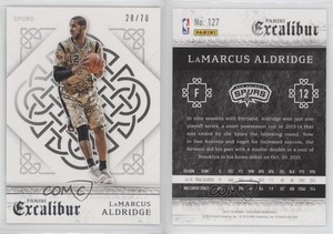 2015-16 Panini Excalibur Silver /70 LaMarcus Aldridge #127