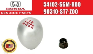 HONDA S2000 AP1 AP2 GENUINE 6MT Oval Shift Knob & Nut Set OEM JDM - Bild 1 von 16