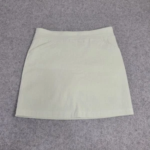 Mario Serrani Italia Skort Mujer M Verde Blanco Rayas Golf Control Abdomen Forrado - Imagen 1 de 15