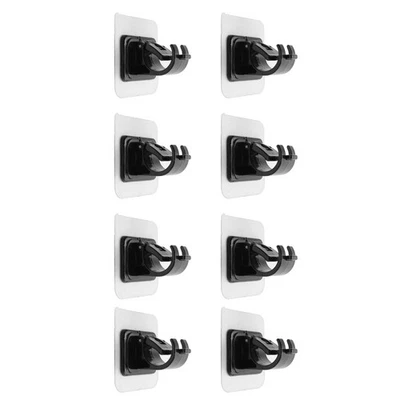 8件装无钻帘杆支架无钻孔自粘窗帘杆2298 — 第 1/4 张图片