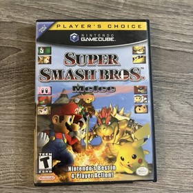 Nintendo Super Smash Bros. Melee (GameCube, 2001) Disc & Case NTSC-U/C T