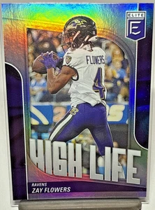 Inserto ZAY FLOWERS 2024 Panini Donruss Elite "HIGH LIFE" #8 - Imagen 1 de 4