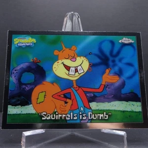 Squirrels is Dumb - 2025 Topps Chrome SpongeBob Base - #82 - Picture 1 of 2