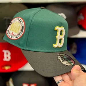 New Era Boston Red Sox A-Frame 'Fenway Park' 9FORTY Snapback Forest Green - Bild 1 von 5