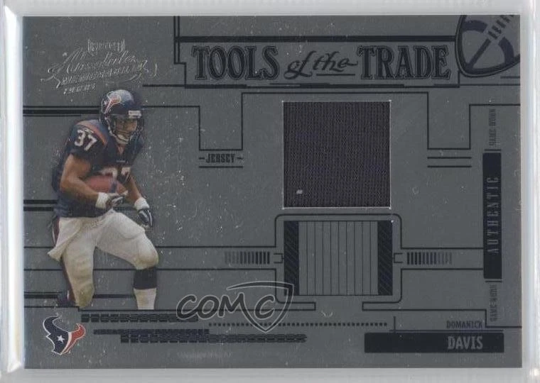 2005 Playoff Absolute Memorabilia Blue Materials /50 Domanick Davis #TT-26 - Image 1 of 2