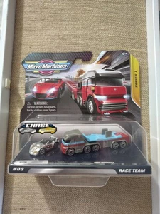 2020 Hasbro Micro Machines Rare Silver Chase Starter Pack "#03 RACE TEAM" - Picture 1 of 1