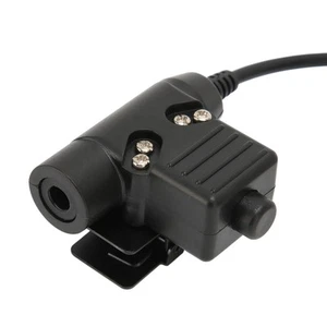 U94 Ptt System Military Adapter 2 Pin 3.5Mm Headset Adapter For Seri SPC - Zdjęcie 1 z 12