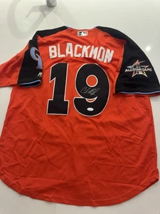 Charlie Blackmon Signed Autographed 2017 All Star Game Jersey JSA COA - Picture 1 of 3