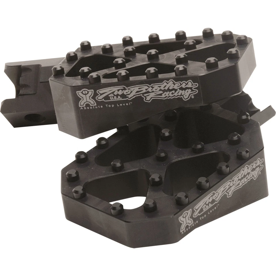 estriberas Two Brothers Racing Grom Billet negras 374-8-01 Foto 1 de 3