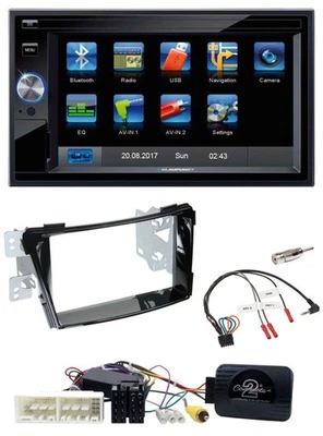 Blaupunkt Lenkrad USB Bluetooth TMC 2DIN Navigation für Hyundai i40 ab 16 VF Kla - Bild 1 von 4