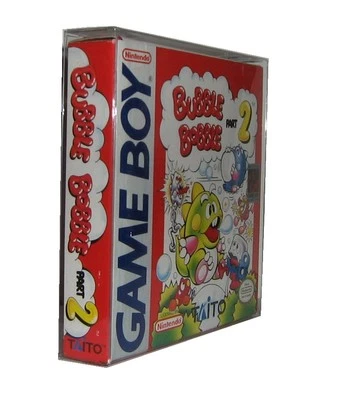 10 Gameboy Virtual Boy Box Protectors clear plastic sleeve CIB Game  - Image 1 of 3