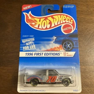 Hot Wheels Chevy 1500 Silver 1996 First Editions 2 / 12 - Picture 1 of 2