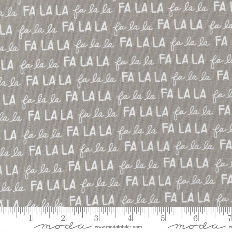 Christmas Eve Merry Text and Words Dove by Lella Boutique for Moda 1/2 Yard - Image 1 of 1