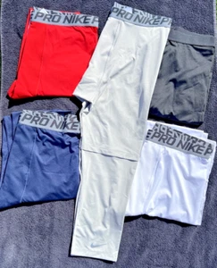 Nike Pro 3/4 Tights Pants Training Warm Up Multiple Sizes & Colors NWT $70 - Picture 1 of 21