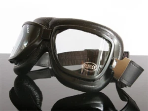Motorradbrille Goggles Occhiali Lunettes Motorbril f. Jet-Helm schwarz black - Bild 1 von 1