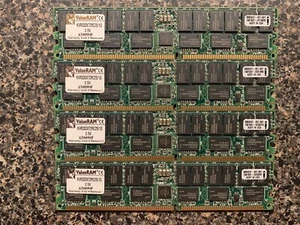 4GB Kit Kingston 4x1GB PC-2700 DDR2 Fully Buffered Registered ECC RAM - Picture 1 of 2