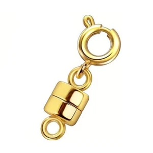 Silver Gold Magnetic Clasp Hook For DIY Bracelet Necklace Jewelry Hot ηч A4Q7 - Picture 1 of 14