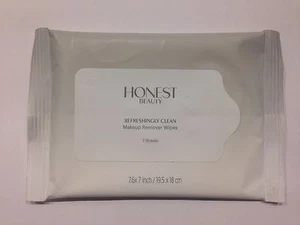 Honest Beauty Refreshingly Clean Makeup Remover Wipes - Travel Size (7 wipes) - Picture 1 of 3