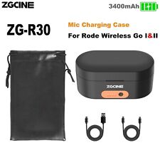 ZGCINE Charging Case Box Power Bank for Rode Wireless Go II/I Microphone System