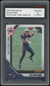 Tarjeta de novato Kyle Williams 2025 Panini Instant RPS First Look #19 primer grado 10 - Imagen 1 de 1