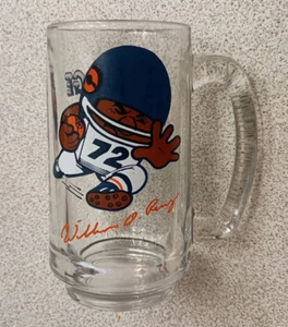 William Perry Chicago Bears 1980s “Fridge Fever” Mug Glass 10oz The Refrigerator - Picture 1 of 9