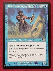 Magic The Gathering THE LIST IXIDOR REALITY ESCULTOR tarjeta azul Magic The Gathering Magic The Gathering - Imagen 1 de 2