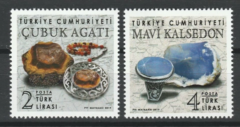 Turkey 2019 Minerals 2 MNH stamps Cover