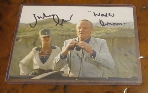 Julian Glover as Walter Donovan in Indiana Jones & LC signed autographed photo Cover