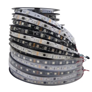 24V WS2811 RGB LED strip light 5050 SMD Addressable 60LEDs/m Flexible Led Tape - Picture 1 of 8