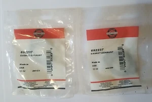 Junta de escape Briggs & Stratton 692237 paquete de 2 piezas de servicio originales - Imagen 1 de 5