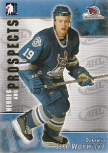 JEFF WOYWITKA (ROADRUNNERS) 2004 IN THE GAME AHL HOCKEY SERIES CARD - NUMBER 10 - Picture 1 of 2