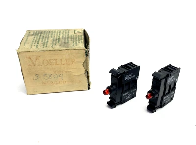 Unidade de luz LED Moeller M22-LED230-R botão modular, vermelho S-5804 pacote com 2 - Imagem 1 de 4