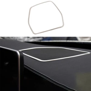 For Benz C-Class 2015-2021 Silver Steel Dashboard Speaker Frame Cover Trim 1PCS - Picture 1 of 8