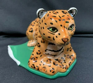 Lynn Chase Leopard Piece ONLY Broken off Platter NO other Defects - Picture 1 of 6