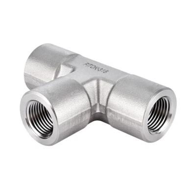 FITOK 316 SS Female Tee 1/2 Female NPT 5600 psi, SS-PT-NS8 - Image 1 of 3