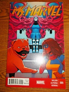 Ms. Marvel V 3 #9 Kamala Khan Lockjaw Pets Medusa Inhumans 1st Print MCU Disney - Picture 1 of 1