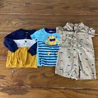 Carters Boy Lot Of 3 Short And Long Sleeve Shirts And Romper Size 18 Months