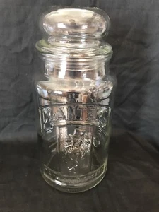 Vintage Planters 75th Anniversary Glass Canister with Lid - Picture 1 of 10