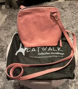 Catwalk Collection Umhängetasche/Schultertasche Rosa Leder. Toller Zustand - Bild 1 von 1
