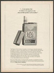 Philip Morris MULTIFILTER cigarettes - 1964 Vintage Print Ad