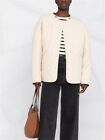 Toteme women quilted off-white padded jacket coat