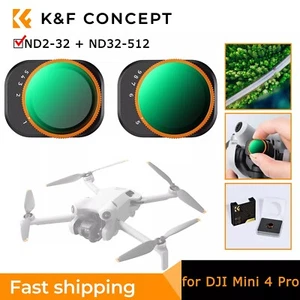 K&F Concept Nano-X Variable ND Lens Filter DJI Mini 4 Pro ND2-32 + ND32-512 US - Picture 1 of 4