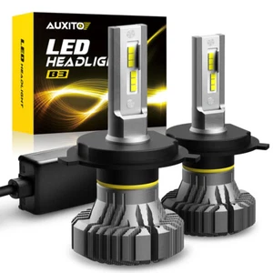 pair H4 9003 HB2 LED Headlight High Low Beam 6500K Xenon HID White B3 EAK - Picture 1 of 12