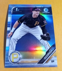 2019 Bowman Draft Chrome 1st Refractor Matt Gorski #BDC-73 - Pirates - Picture 1 of 2